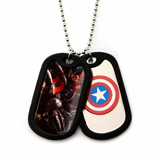 captain marvel dog tag