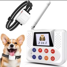 Wireless Dog Fence for 1 Dog, Electric Dog Fence with Training collar, Portable
