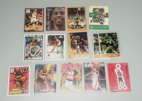 Kenny Anderson 29 Card Lot UD MVP Silver Script, Flair Hardwood, SP, Finest - Picture 2 of 2