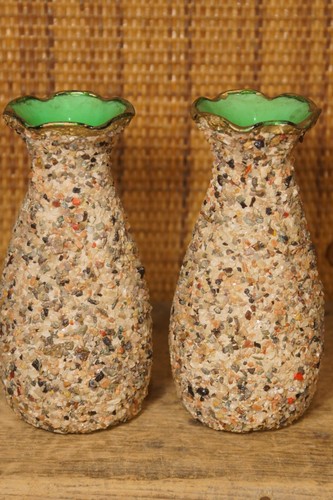 Mid Century Modern Mount Rushmore Souvenir Art Vases REALLY COOL MCM! - Picture 5 of 6