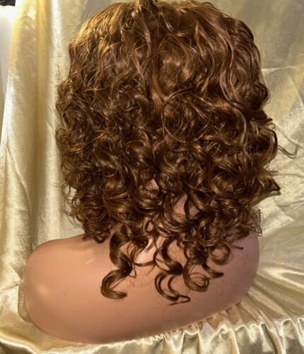 Human Blend Curly Wig - Picture 12 of 16