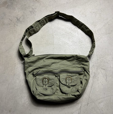 Green Messenger Crossbody Shoulder Bag w Zip ...