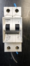 Siemens 5SX22 C10 2-Pole Circuit Breaker, 10Amp 480VAC