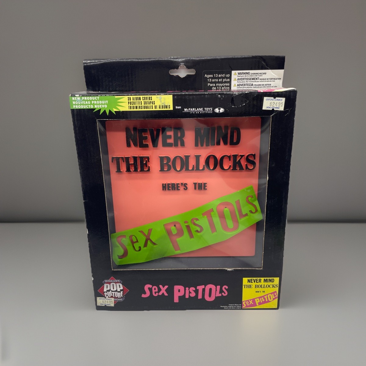 Sex Pistols “Never Mind The Bollocks” X McFarlane's Toys Album Cover  Collectible