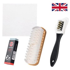 With Eraser Suede Brush Kit Boots Cleaning Cloth Nubuck Trainers For Shoes UK