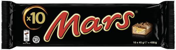 Mars Multipack 10X45G Schokoriegel, Milchschokolade Mit Candy-Creme & Karamell-image