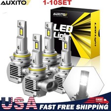 Auxito 9005 9006 Led Headlight Bulbs High Low Beam 6500k White Bright 4-40x