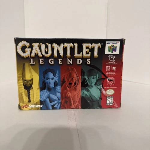 Gauntlet Legends Nintendo 64 Box & Manual AUTHENTIC - No Game