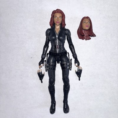 Marvel Legends Captain America The Winter Soldier BLACK WIDOW 6  Mandroid BAF