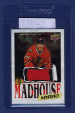 2025-26 UD Blackhawks Centennial Brandon Saad Madhouse Materials #MM-BS *M2011