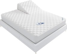 Split Top King Mattress Topper for Adjustable Bed with Upper Flex Fluffy Matr...