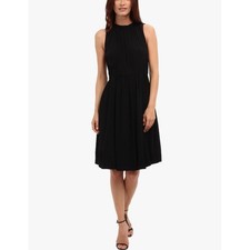 Kate Spade Rio Crepe Tie Little Black Sleeveless Dress Size 8