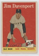 1958 Topps Jim Davenport #413 n5h