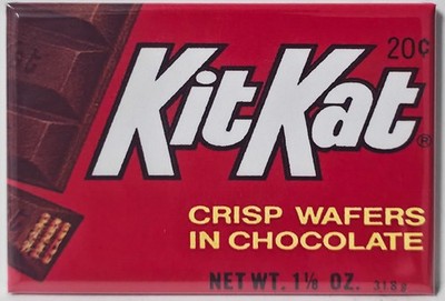 Kit Kat MAGNET 2''x3'' Refrigerator Locker Vintage Retro Candy Food FREE SHIPPING