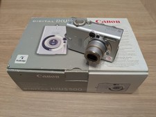 Canon IXUS 500 / PowerShot Digital Point And Shoot 5.0MP Digital Camera - Boxed