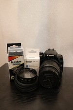 Canon EOS Rebel XTi 400D 10.1MP DSLR 18-55mm IS Lens Batteries Charger Used
