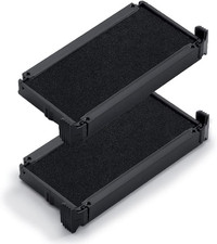 Replacement Pads, Printy 4912 Stamp, 2 Pack, Black 6/4912BLK Long-Lasting In