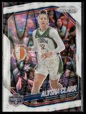 2025 Panini Prizm WNBA #129 Alysha Clark White Seismic Prizms (i20253)