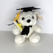 Calplush Graduation Bear With Cap  Diploma Plush Toy Stuffed Animal 8  With Tag