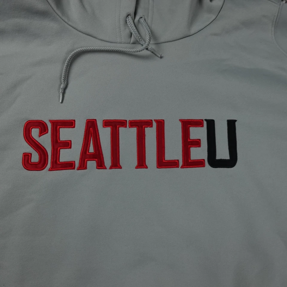 Seattle University HoodieMens XXL Nike Center Swoosh Team Issued Crew 2XL - Image 4 of 4