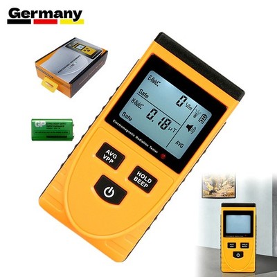 Digitaler EMF Tester mit Großem LCD Display Warnfunktion für Elektrogeräte
