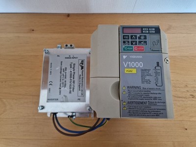 Yaskawa V1000 CIMR-VCBA0010BAA Output: 3 Phasen 0-400Hz 2,2kW mit RFI Filter