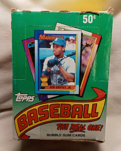 1990 Topps MLB Baseball "The Real One" Kaugummi Karten Wachs versiegelte Packungen 36ct