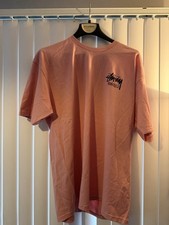 Stussy Chapter Tee Honolulu 2XL Cut Tag Pink New