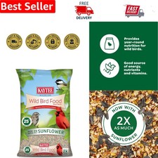 Kaytee Wild Bird Food Basic Seed Blend, 5 lb - -Round Nutrition Energy