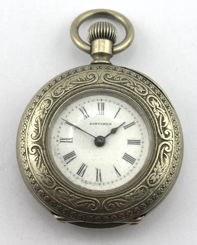 Longines Antique 40mm Mechanical Pocket Watch DOES NOT WORK
