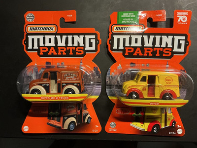 2021 MATCHBOX MOVING PARTS DIVCO SPEED SHOP & SHELL MILK TRUCK