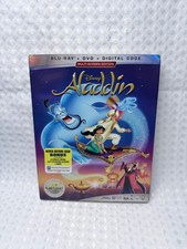 Disney Aladdin Blu-ray DVD Combo Multiscreen Edition w/ Slipcover Tested
