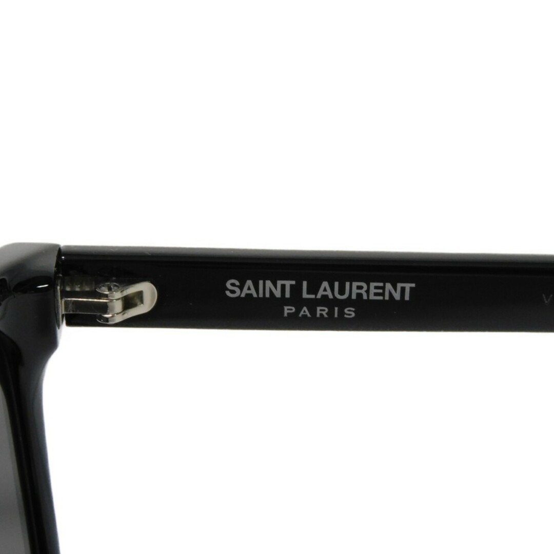 Saint Laurent Paris Wellington Square Boston Bosslington logo plastica nero cantato