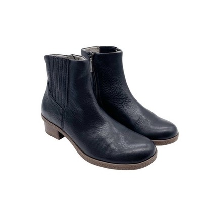 Dansko Women's Daisie Waterproof Black Leather Ankle Boots Size 37