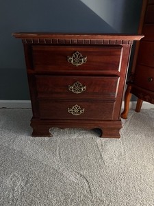Vintage Solid Cherry Nightstand - One Owner - Mill Craft
