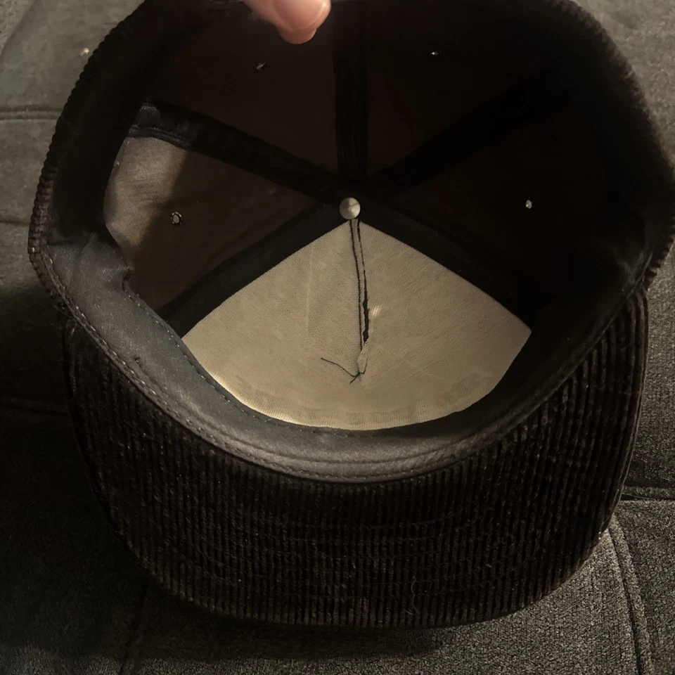 De colección Swingster Bridgestone Bordado Pana Snapback Camionero Sombrero Marrón  Foto 4 de 4