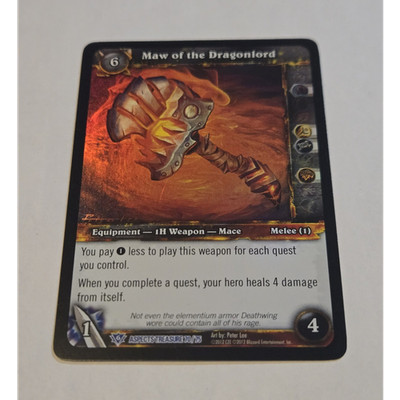 Blizzard World of Warcraft TCG Maw of the Dragonlord Aspects Treasure 70/73