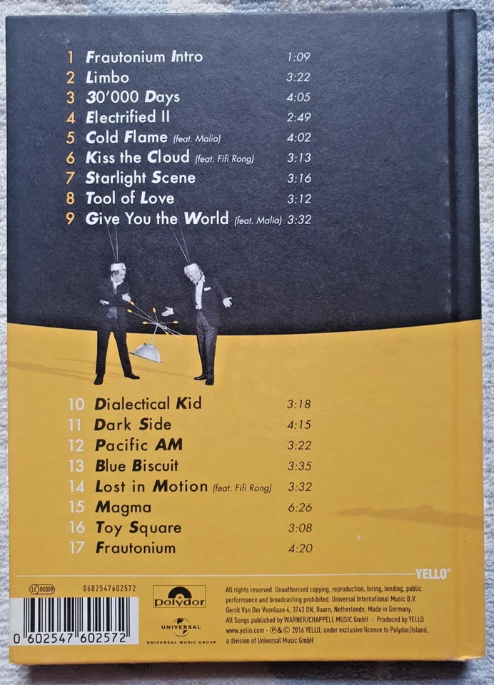 Yello Toy inkl. 3 Bounstracks) Limited Deluxe Edition - Bild 2 von 2