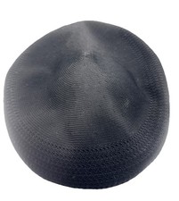Kangol Tropic 504 Ventair Hat Flat Cap Mens 2XL Black Summer Lightweight