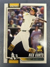 Topps 2026 Series 1 Nick Kurtz Oakland Athletics #97 MLB Baseball Base Card
