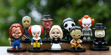 10PCs Horror Movie Figures Set- Jason, Freddy, Pennywise, Chucky - Mini Cake Toy