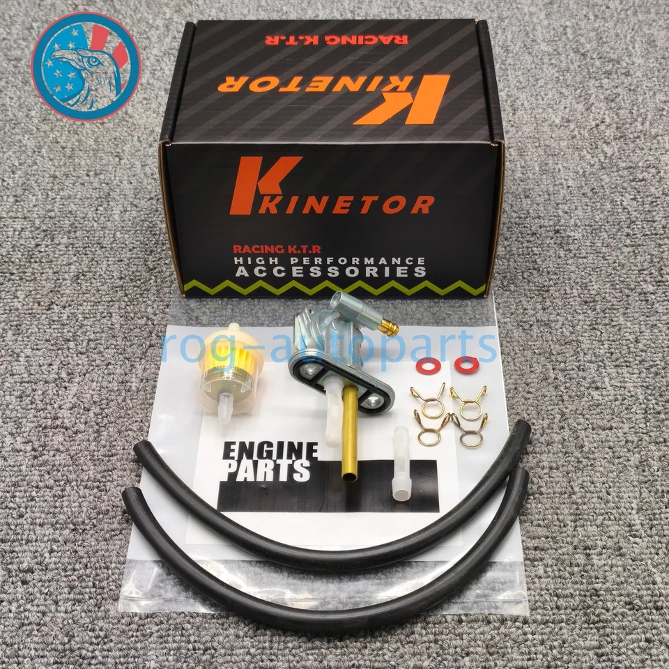 Fuel Petcock Fuel Line Gasket Kit For Yamaha YFM350ER YFM80 YFM250 YFM225 YFM200 Foto 4 de 4