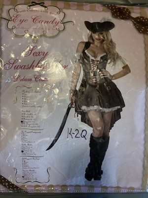 California Costumes Eye Candy Pirate Swashbuckler Deluxe Costume L