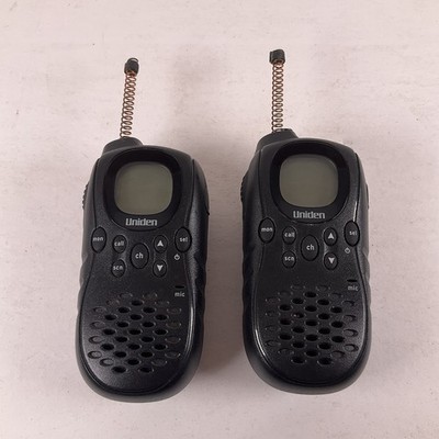 Uniden 2-Way Radio Walkie Talkie Black Set Model GMR638-2