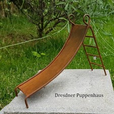 Antike rostige Rutsche, Puppenhaus Puppenstube 1:12
