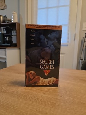 Secret Games 3 VHS Rare 90s Erotic Thriller A-Pix Rochelle Swanson Screening 2W
