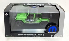 NIB GREENLIGHT JEEP MOPAR 1/43 Scale Diecast 2014 Jeep Wrangler Green