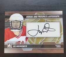 2013-14 ITG Heroes & Prospects Joe Nieuwendyk Hockey Hero Auto #A-JN Flames HOF