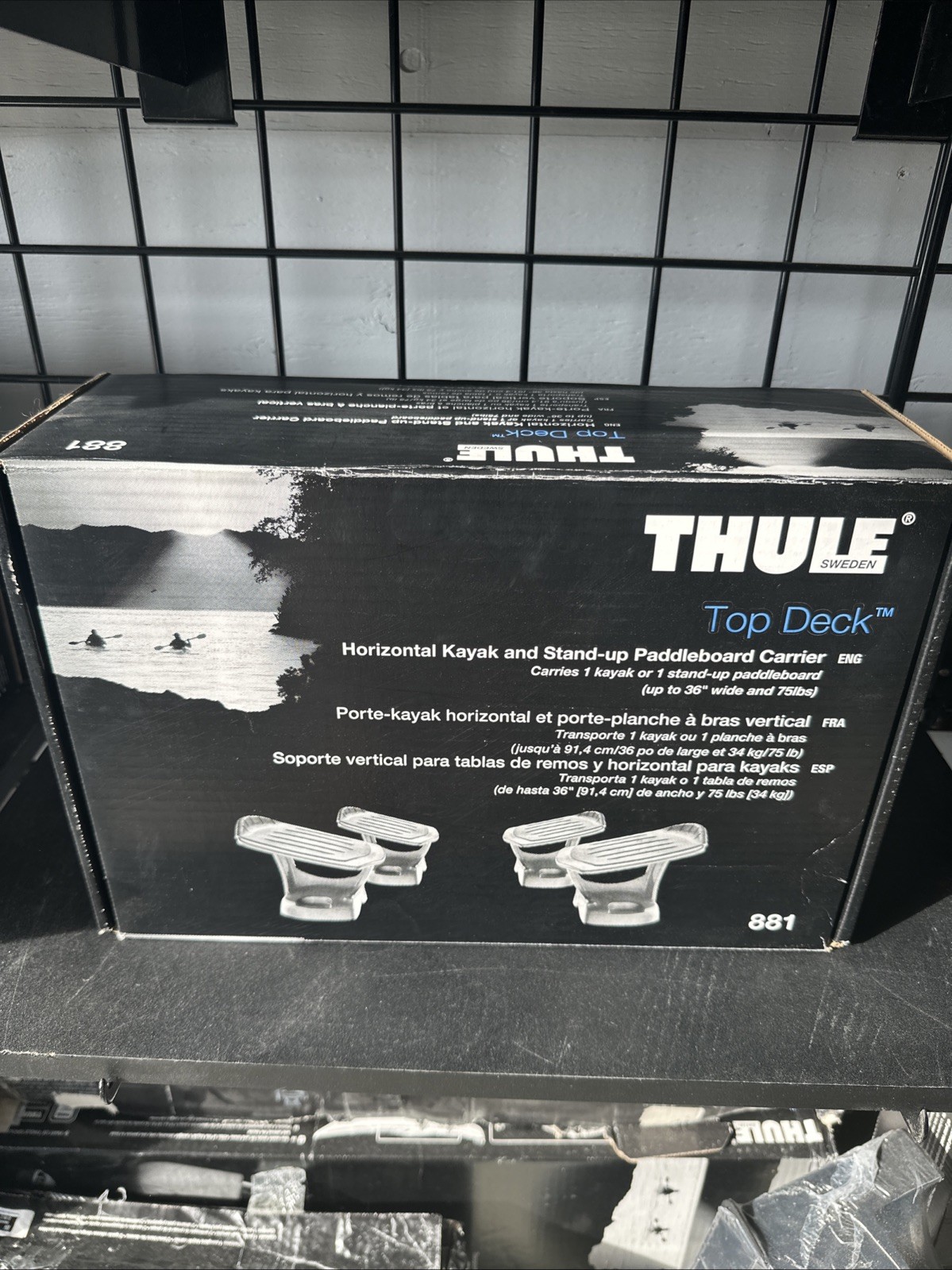Saddle Carrier For Roof Rack