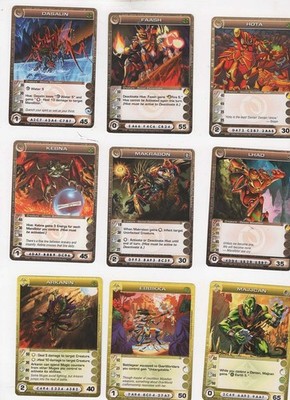 Lot of 5 Chaotic starter decks(240 cards). 5 tribes. Deck #16